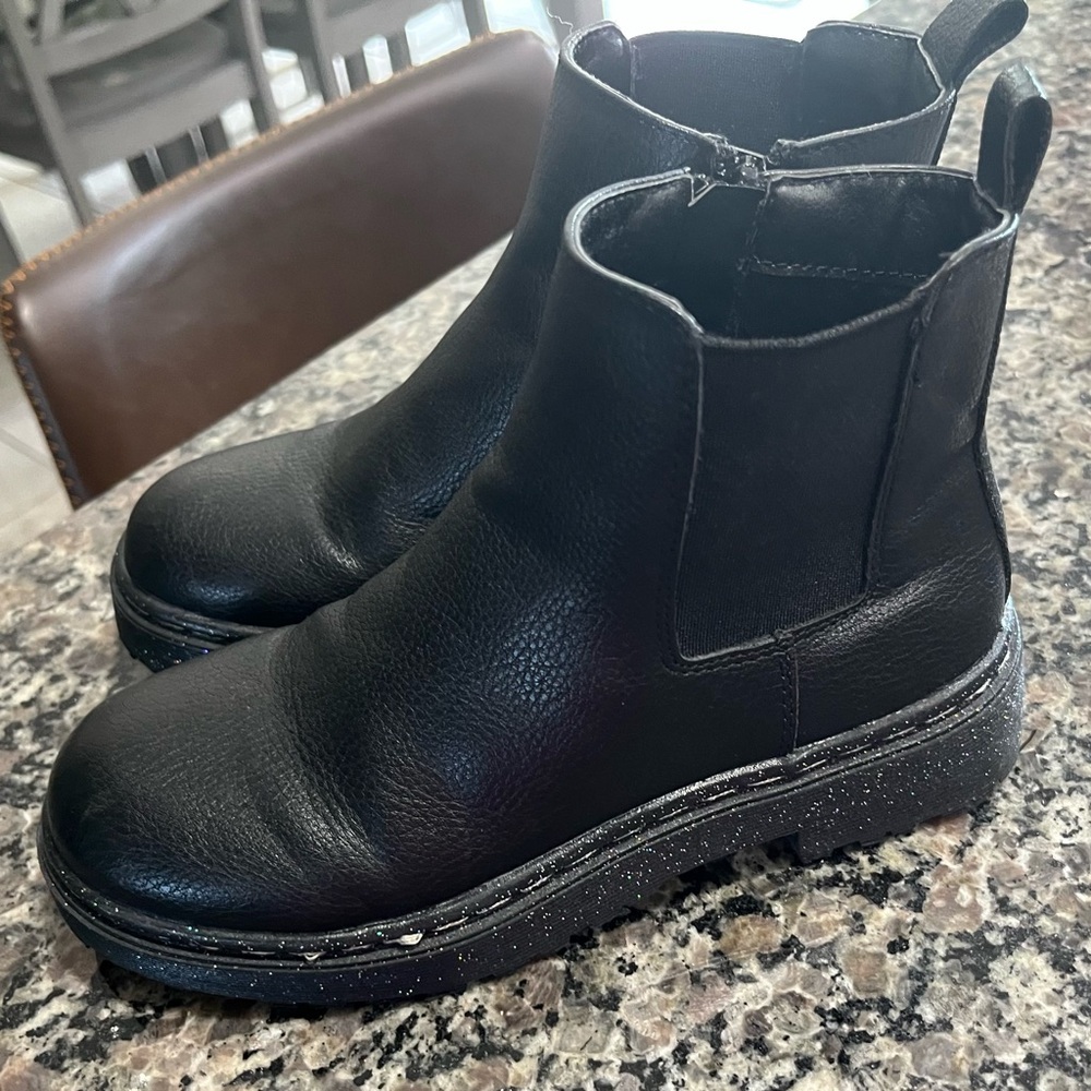 Sincerely Jules Black Kids Boots